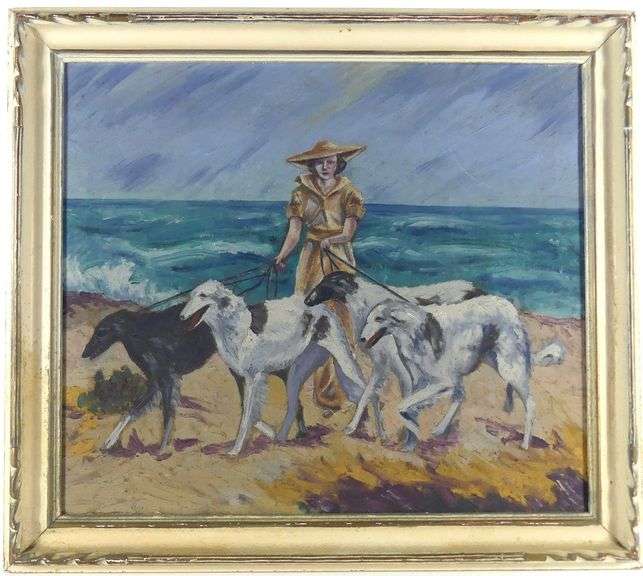 VINTAGE OIL ON CANVAS