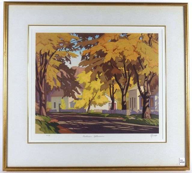 HAND-SIGNED A.J. CASSON PRINT