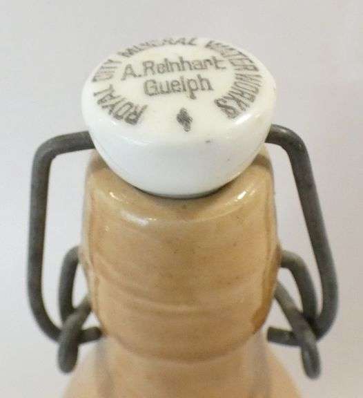 SIGNED STONEWARE BOTTLE