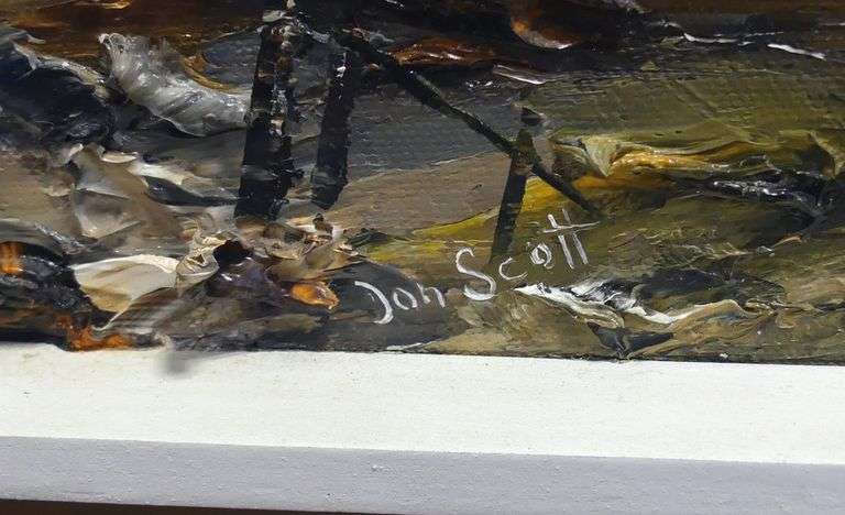 PAIR OF OIL PAINTINGS