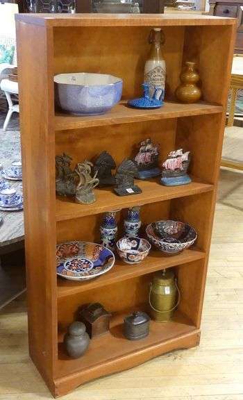 VINTAGE MAPLE BOOKCASE