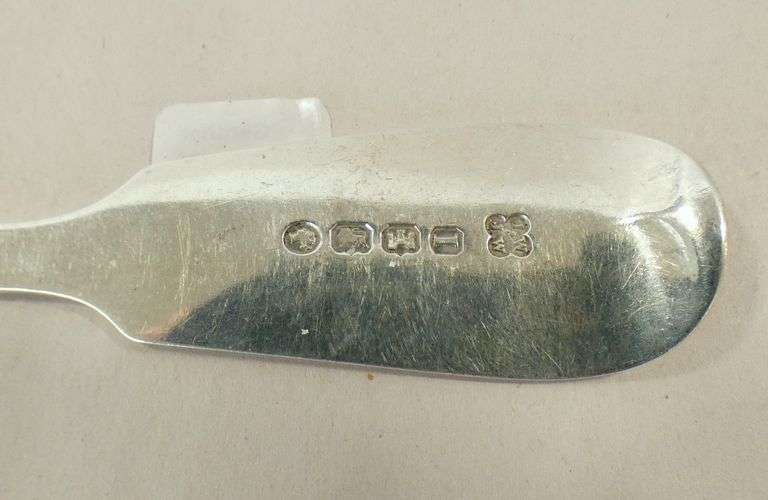 STERLING STUFFING SPOON AND OPEN SALTS