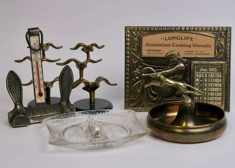 ASHTRAYS, CALENDAR, ETC.