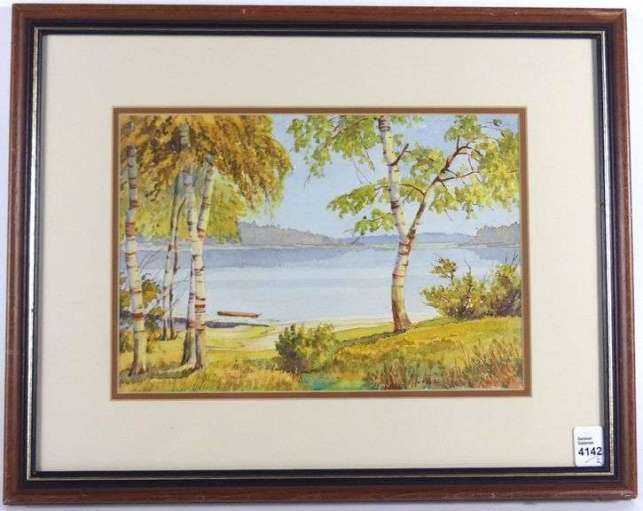 PAIR W.B.R. BRAITHWAITE WATERCOLOURS