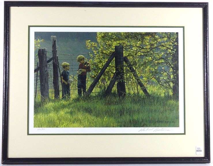TWO SIGNED ROBERT BATEMAN PRINTS