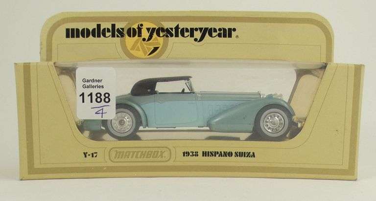 4 MODELS OF YESTERYEAR