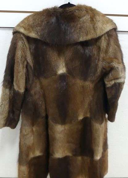 MUSKRAT FUR COAT