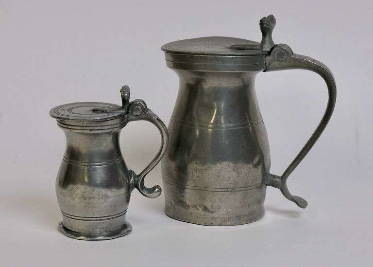 EARLY PEWTER WINE MEASURES