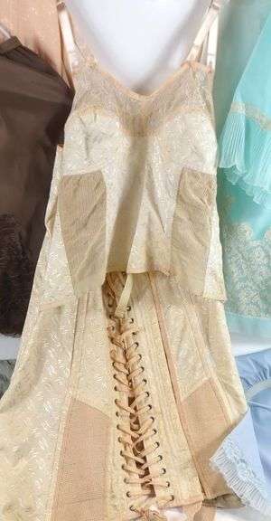 VINTAGE CORSET GIRDLE, UNDERGARMENTS, ETC.