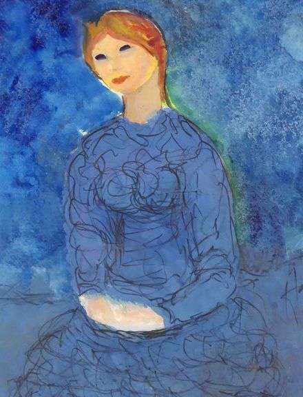 TWO HENRY HOENIGAN MIXED MEDIAS