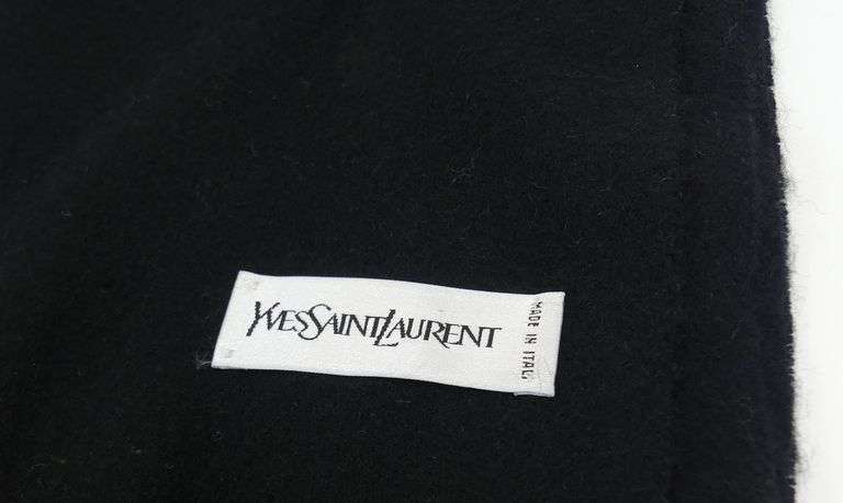 YVES SAINT LAURENT WOOL SCARF
