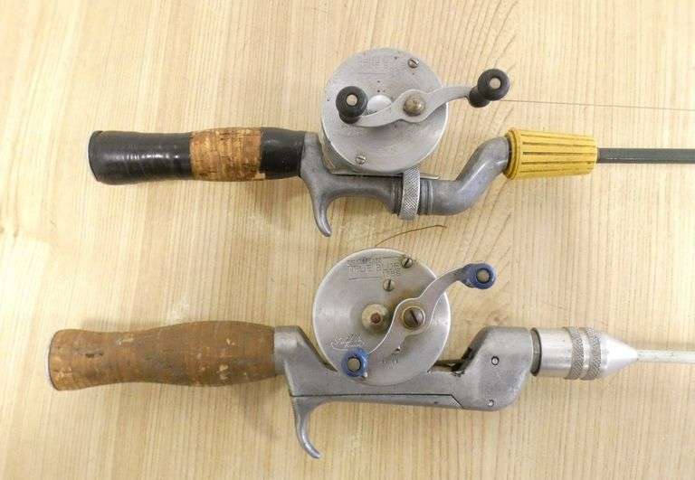 TWO VINTAGE FISHING RODS