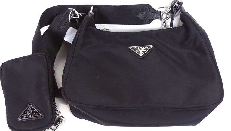 PRADA BLACK NYLON PURSE