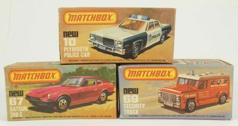 6 MATCHBOX 75 IN BOXES