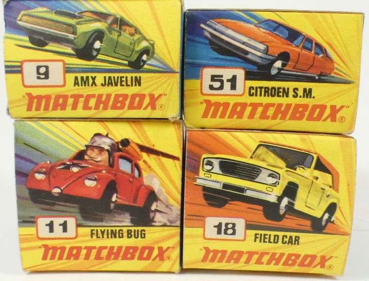 4 MATCHBOX SUPERFAST IN BOXES