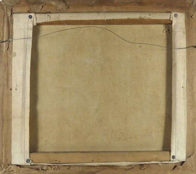 VINTAGE OIL ON CANVAS