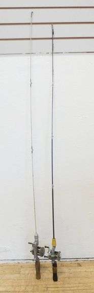 TWO VINTAGE FISHING RODS