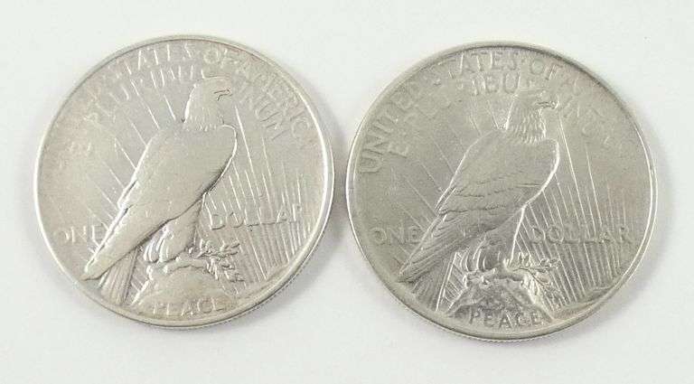 2 U.S. SILVER DOLLARS
