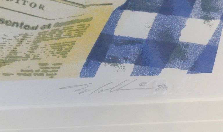 FRAMED GILBERT MOLL LIMITED EDITION PRINT