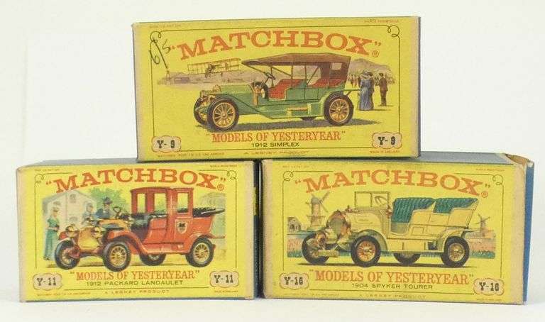 3 MATCHBOX DIE-CAST IN BOXES