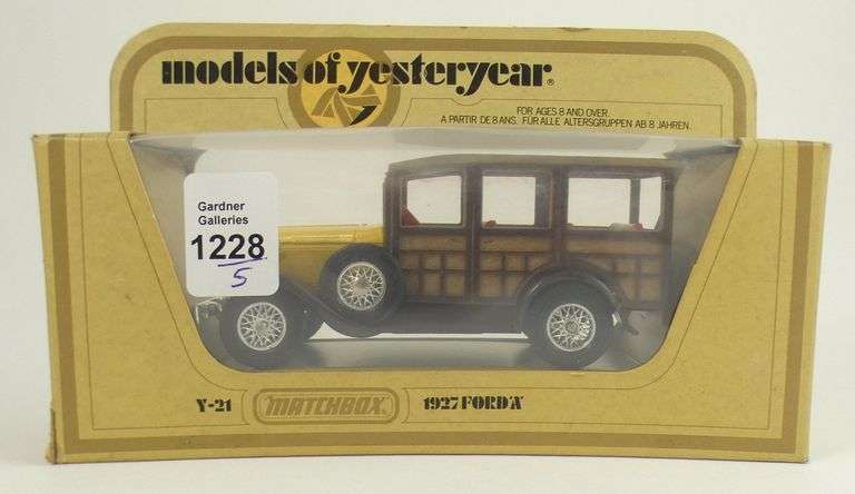 5 MODELS OF YESTERYEAR