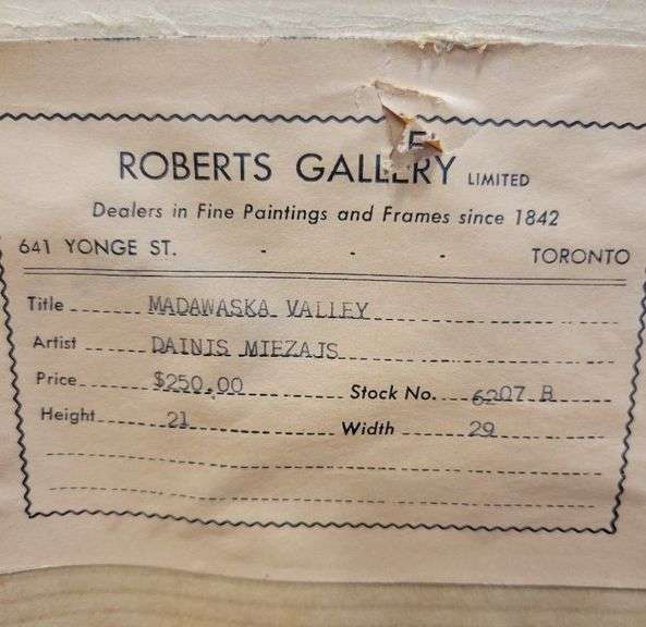 FRAMED DAINIS MIEZAJS WATERCOLOUR