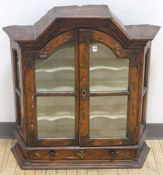 ANTIQUE CHINESE HANGING CABINET