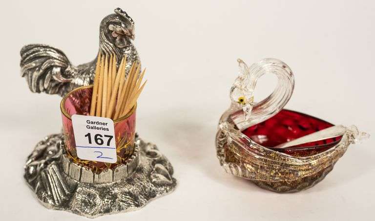 SALT DISH AND TOOTHPICK HOLDER