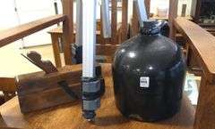 TRIPOD, JUG, PLANER AND CLAMP