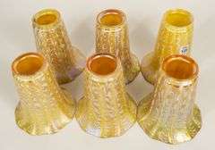 SET OF SIX QUEZAL SHADES