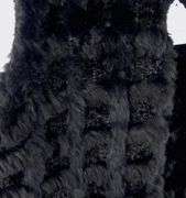 BLACK RABBIT VEST