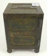 2 ANTIQUE COIN BANKS