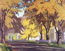 HAND-SIGNED A.J. CASSON PRINT