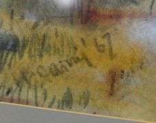 FRAMED DAINIS MIEZAJS WATERCOLOUR