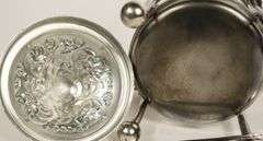 CRANBERRY GLASS PICKLE CRUET