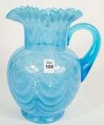 OPALESCENT GLASS PITCHER