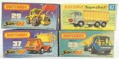 4 MATCHBOX SUPERFAST DIE-CAST IN BOXES