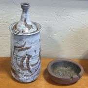 FIVE PIECES OF ART POTTERY