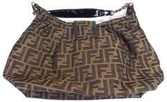 FENDI CANVAS HOBO BAG