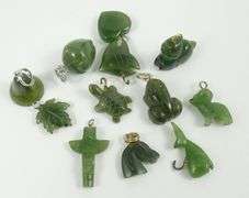 12 JADE CHARMS