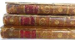 1796 LEATHER BOUND VOLUME SET "ROBINSON CRUSOE"