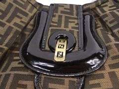 FENDI CANVAS HOBO BAG