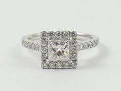 PRINCESS CUT DIAMOND RING