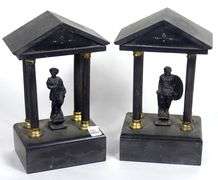 PAIR GRAND TOUR MODELS OF ROMAN TEMPLES