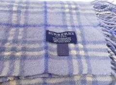 TWO BURBERRY SCARVES