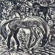 WOODCUT PRINT