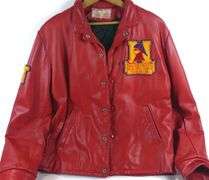 TWO VINTAGE LEATHER JACKETS