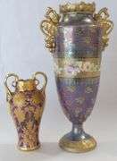 FRENCH AND AUSTRIAN PORTRAIT VASES