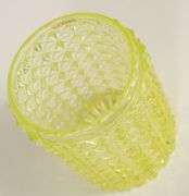 VASELINE GLASS PICKLE CRUET