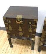 PAIR OF ASIAN LAMP COMMODES